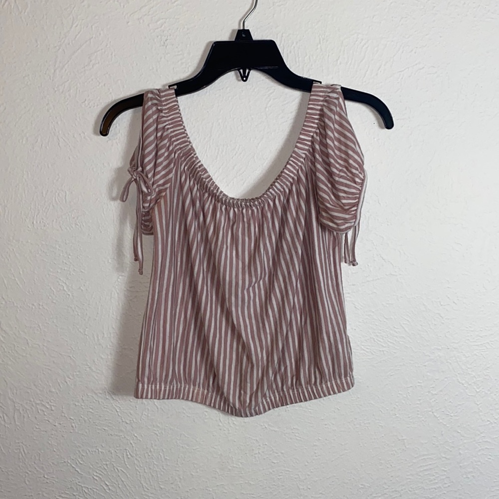 american eagle off shoulder top